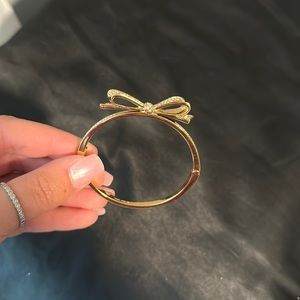 kate spade gold bow bracelet